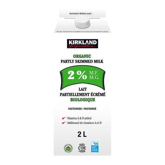Kirkland Signature Organic 2% Milk (2 L)