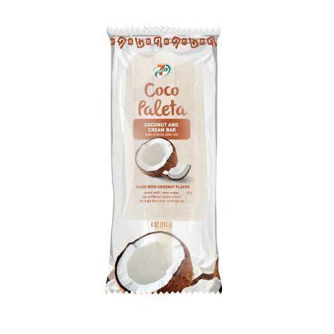 7-Select Ice Cream ( coconut-cream bar)
