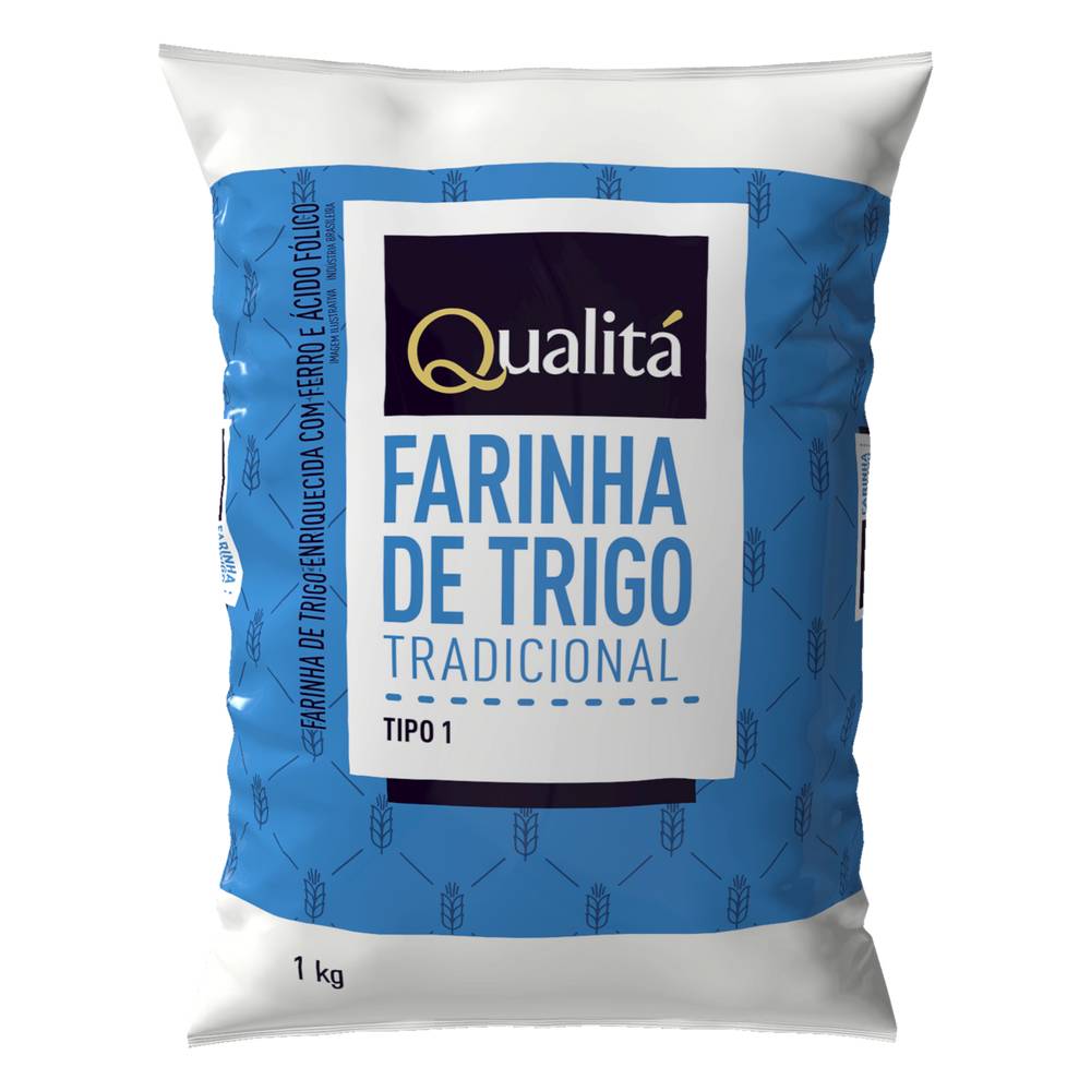 Qualitá farinha de trigo tradicional (1 kg)