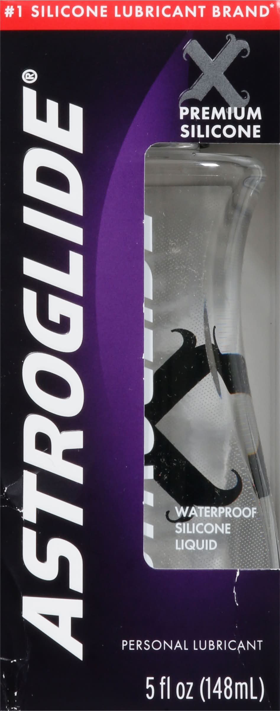 Astroglide X Premium Waterproof Silicone Personal Lubricant (5 fl oz)