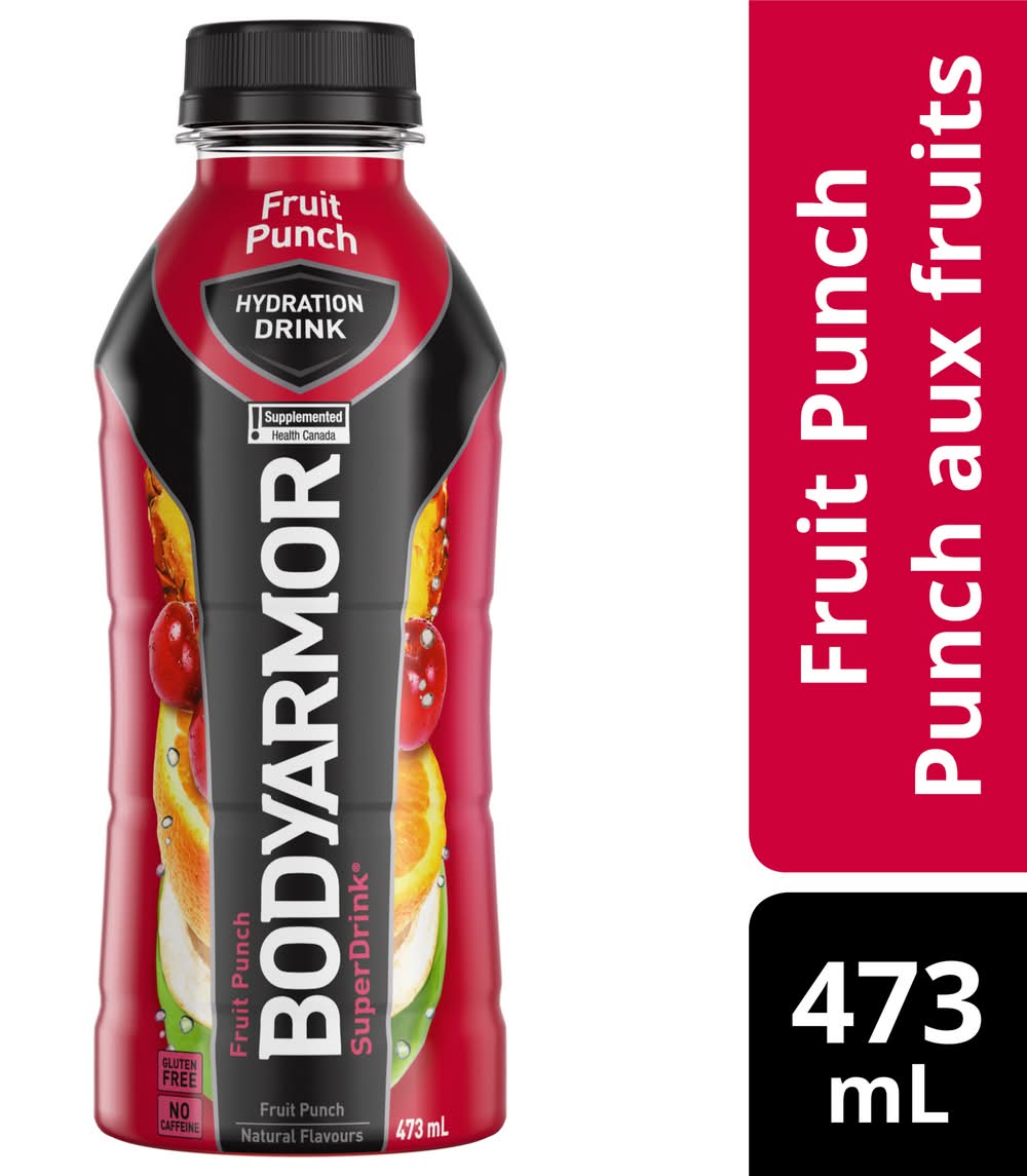 BODYARMOR Hydration Drink, Fruit Punch (473 ml)