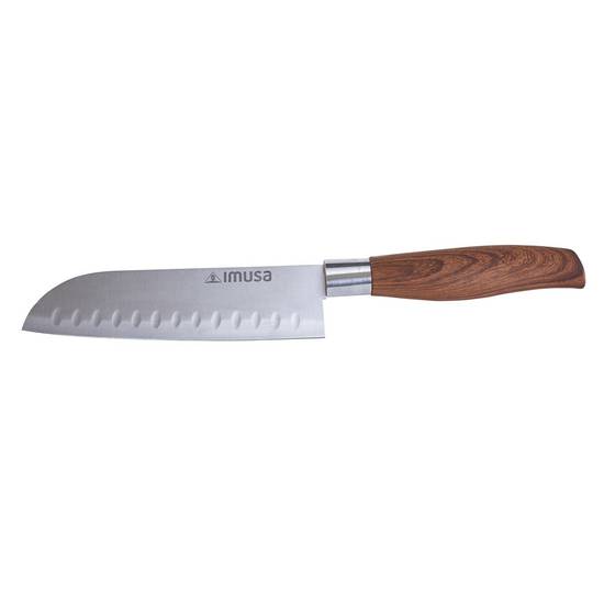 Imusa 6 inch Stainless Steel Santoku Chef Kitchen Knife with