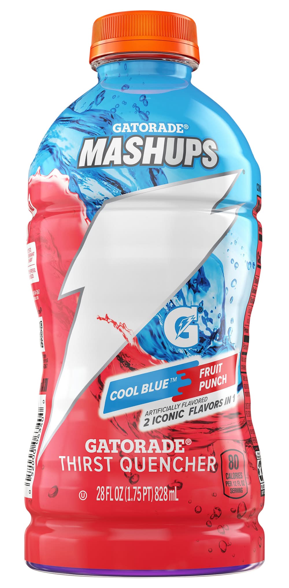 Gatorade Mashups Thirst Quencher Sports Drink, Cool Blue Fruit Punch (28 fl oz)