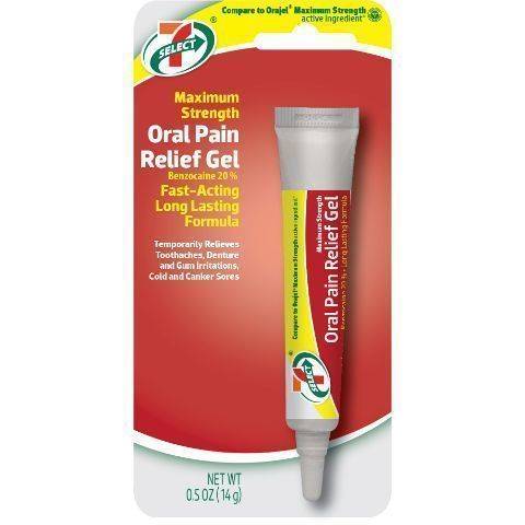 7-Select Oral Pain Relief Gel 0.5oz