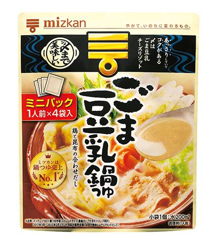 ミツカン 〆まで美味しい ごま豆乳鍋つゆ ミニパック (36g x 4)
