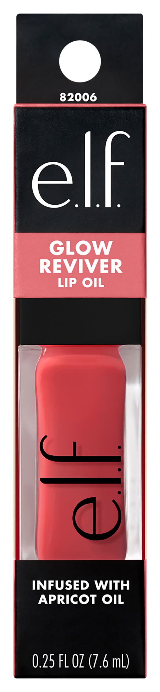 e.l.f. Glow Reviver Lip Oil, Rose Envy (0.25 fl oz)