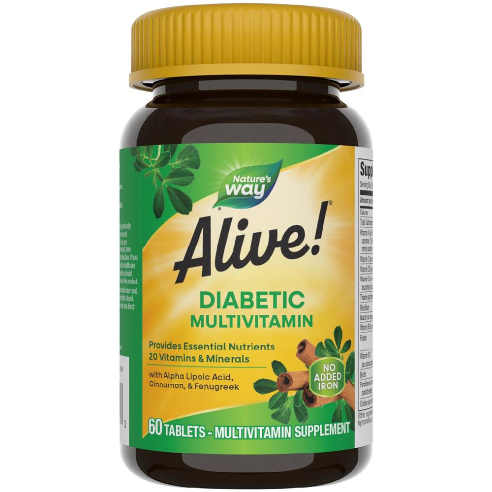 Alive! Diabetic Multivitamin - (60 Tablet(S))