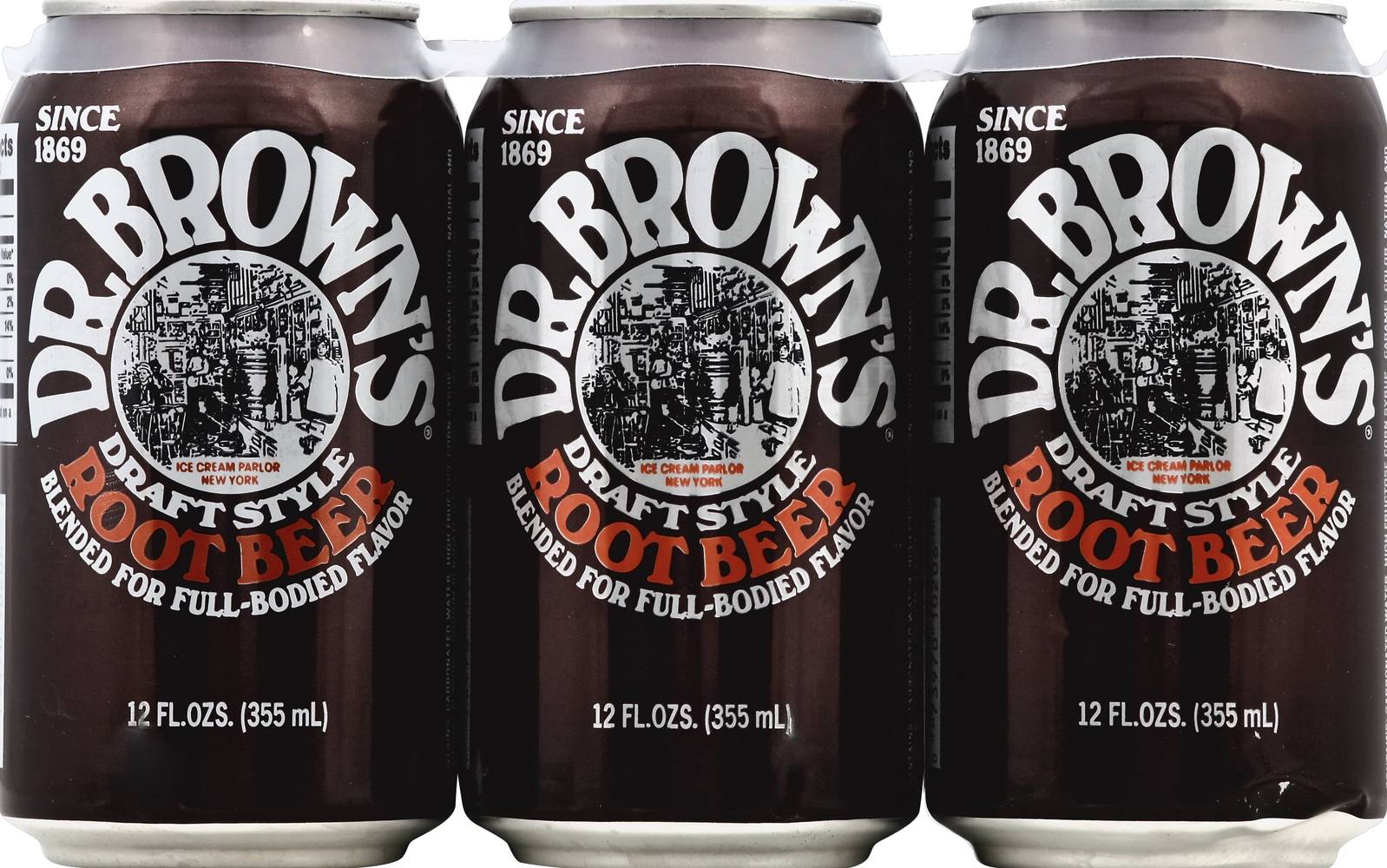 Dr Brown's Draft Style Root Beer (6 x 12 fl oz)