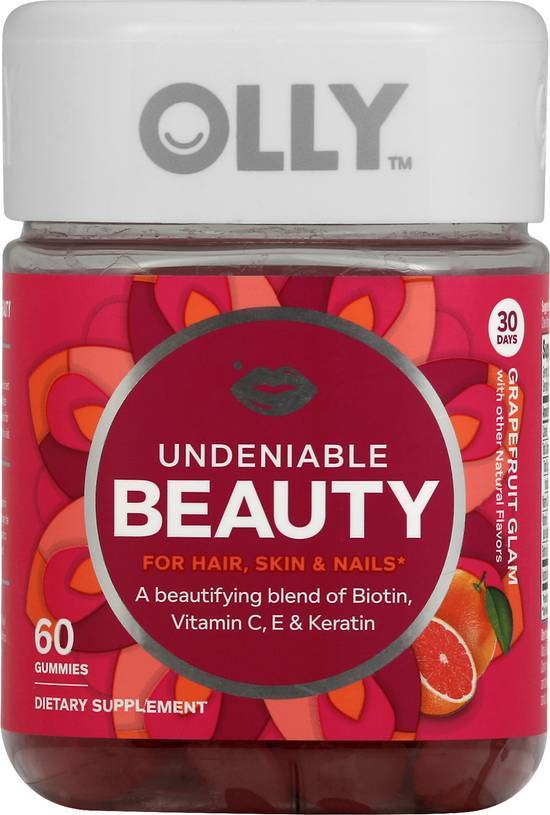 Olly Undeniable Beauty Grapefruit Glam Gummies