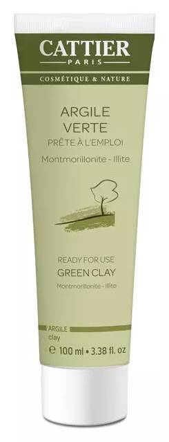 Cattier - Masque visage à l'argile verte (400g)