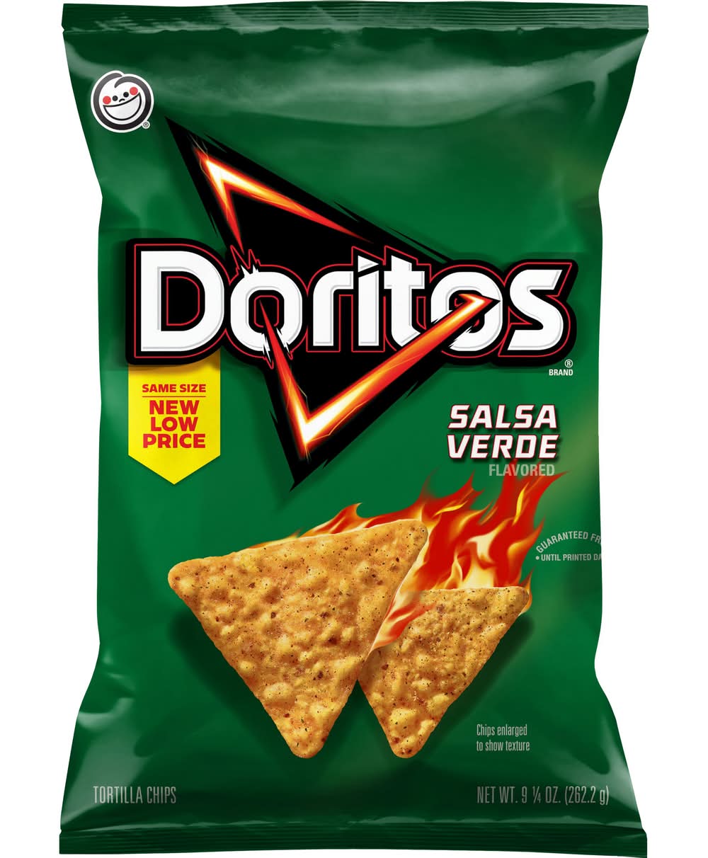 Doritos Tortilla Chips, Salsa Verde (9.25 oz)