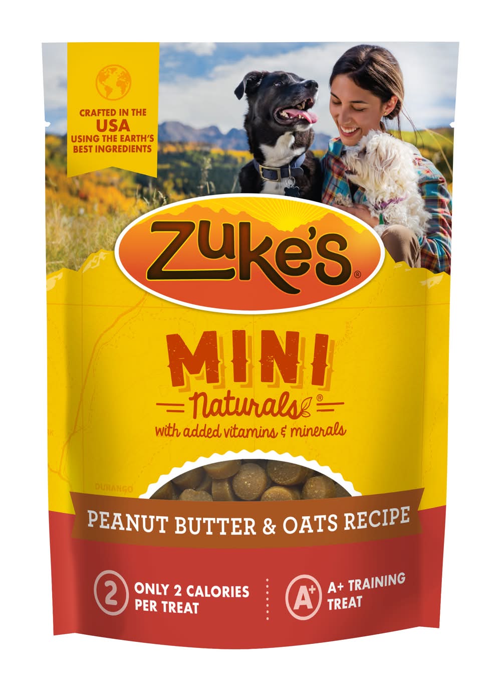 Zuke's Mini Naturals Peanut Butter and Oats Chewy Dog Treats (6 oz)