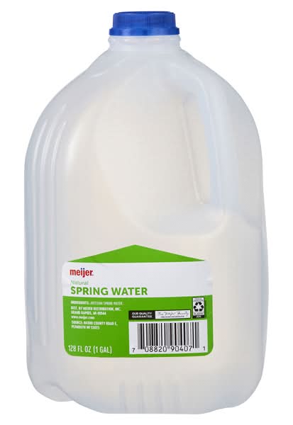 Meijer Natural Spring Water (128 fl oz)
