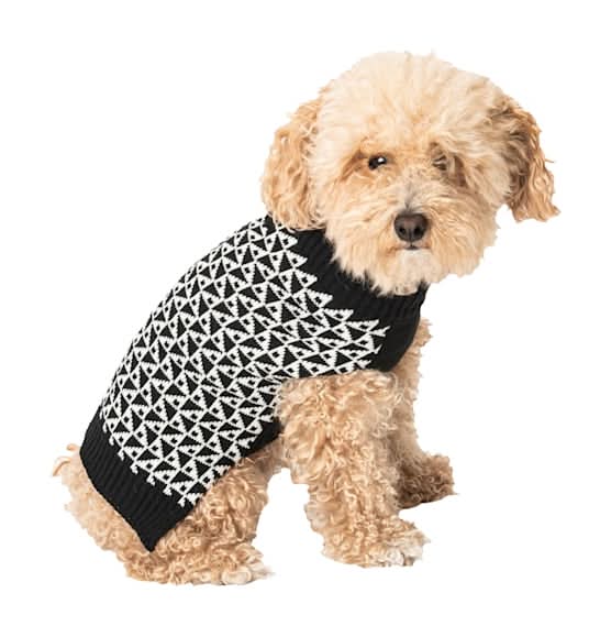Pet Posse Heather Grey Plaid Sweater Dress for Dog , Large