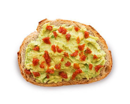 Tostada de Aguacate Tomates Secos
