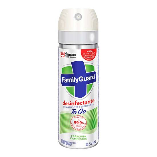 Familyguard desinfectante frescura campestre (aerosol 55 ml)