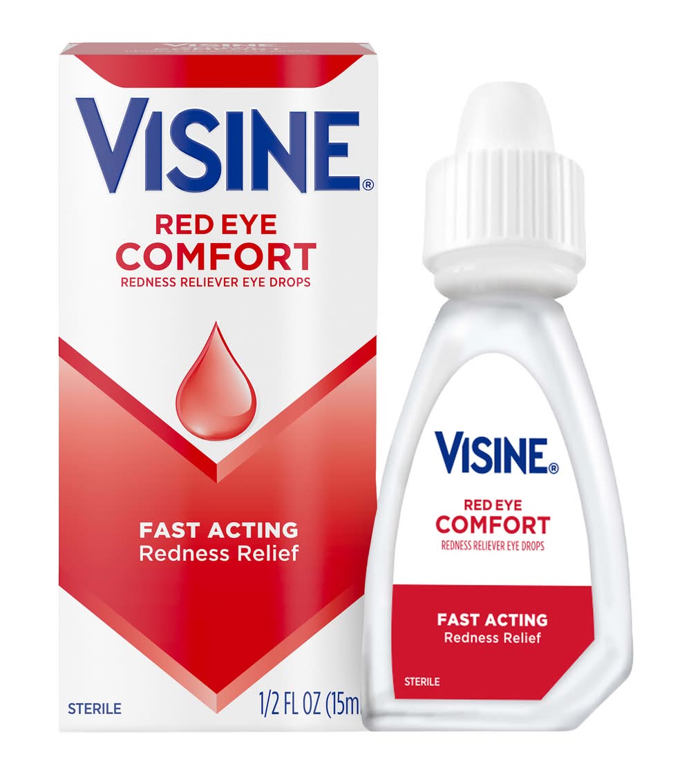 Visine Red Eye Comfort Reliever Drops (0.5 fl oz)