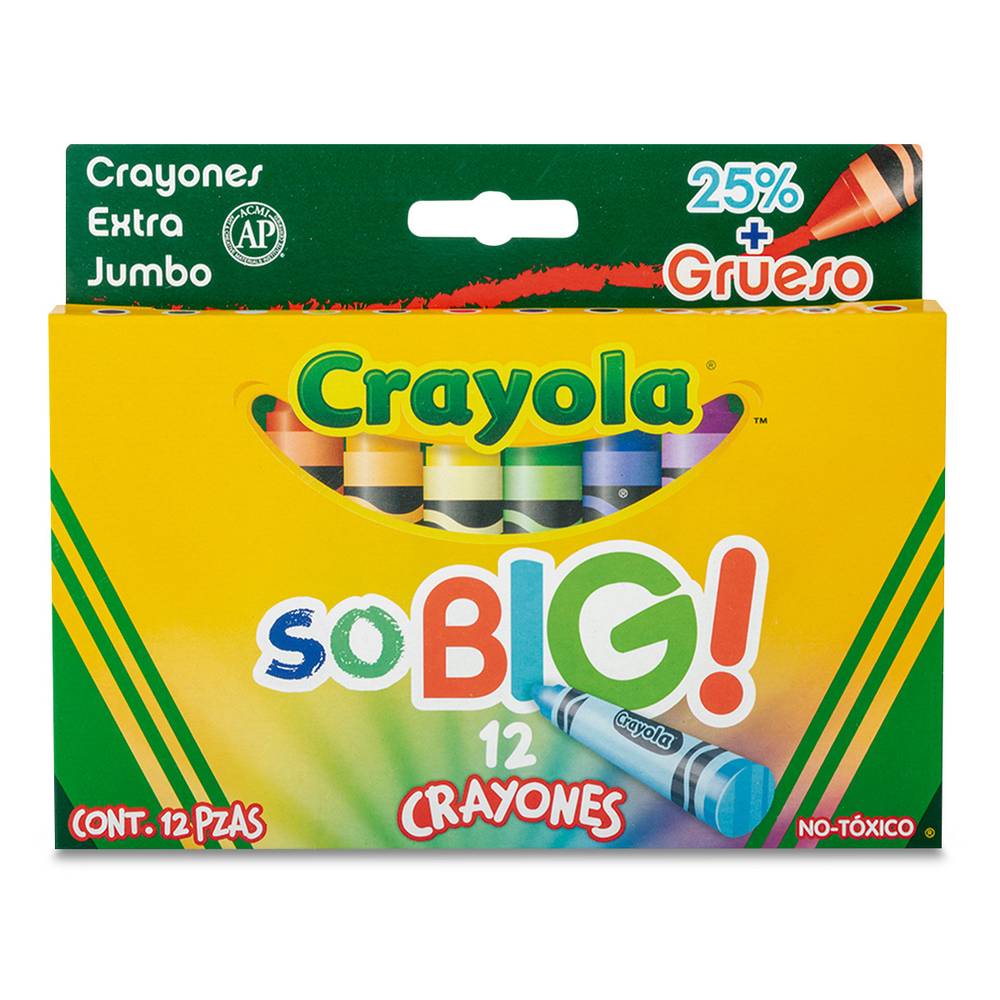 Crayola crayones jumbo (12 piezas)