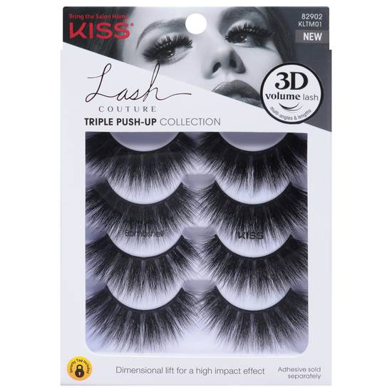 Kiss Lash Couture Triple Push-Up Collection (4 ct)