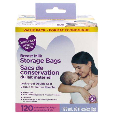 Parent's Choice Breast Milk Storage Bags