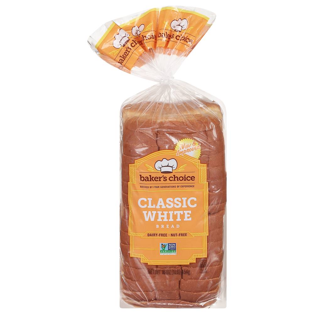 Baker's Choice Classic White Bread (16 oz)