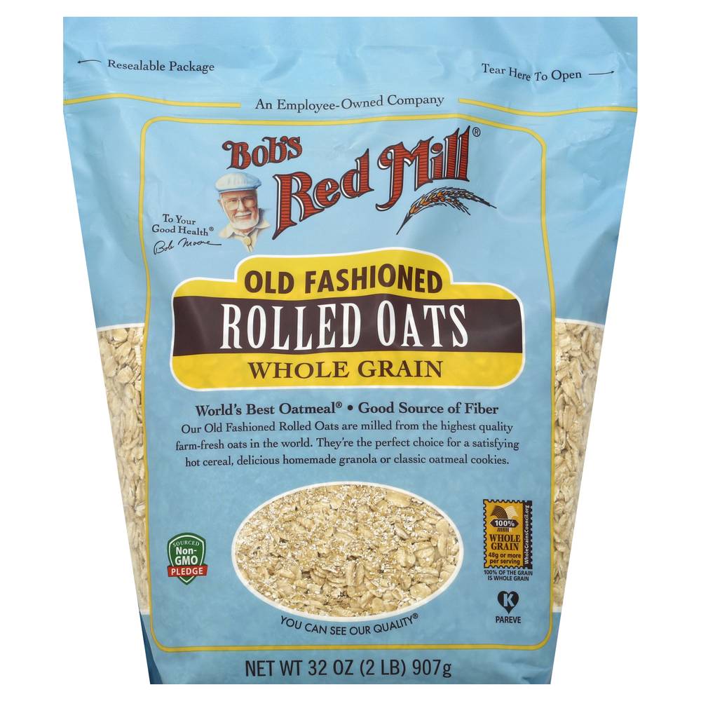 Bob's Red Mill Old Fashioned Whole Grain Rolled Oats (2 lbs)