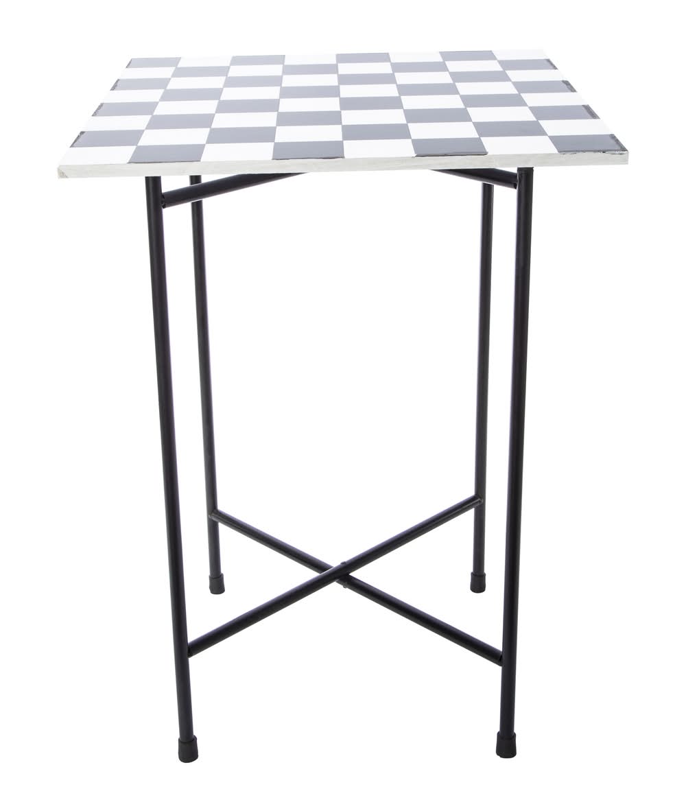 Black & White Chess Table 16in x 21in