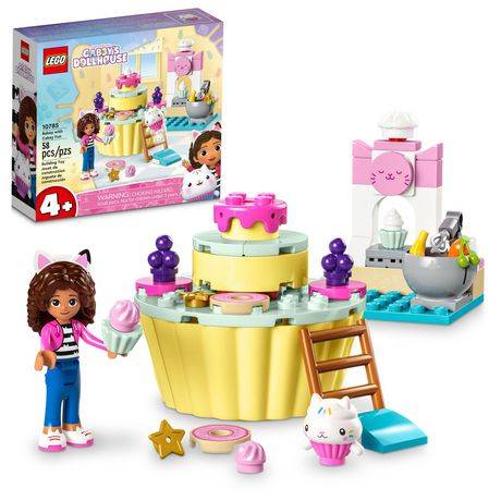 LEGO Gabby's Dollhouse Bakey With Cakey Fun 10785 Building Toy Set (58 ct)