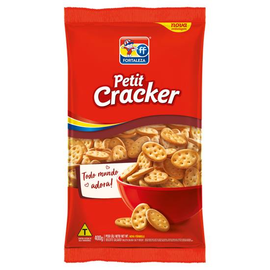 Fortaleza biscoito salgado petit cracker (400g)
