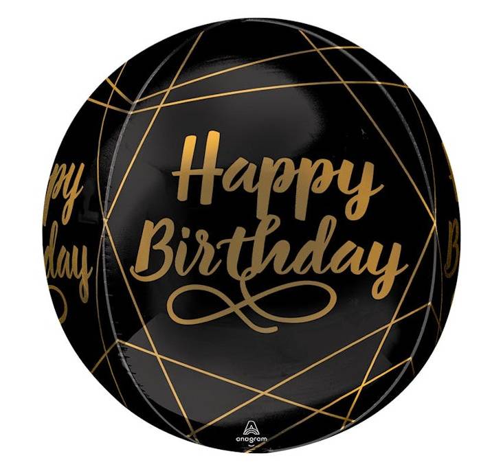 16" Happy Birthday Elegant Balloon