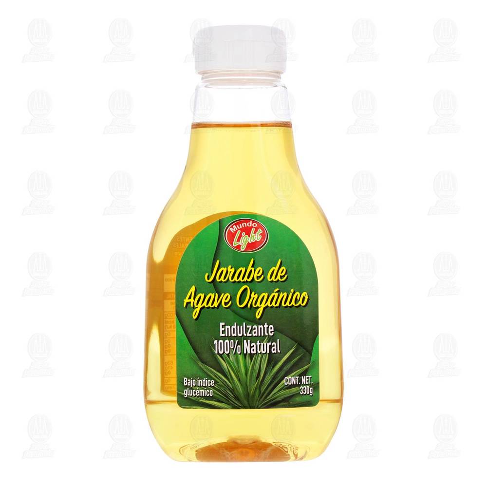 Mundo Light · Jarabe de agave 100% natural (330 g)