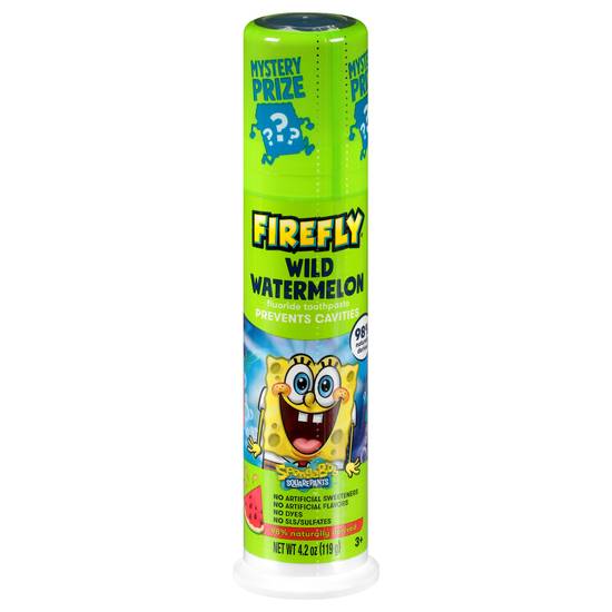 Firefly Spongebob Wild Watermelon Toothpaste (4.2 oz)