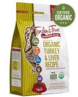 Tender & True Dog Food-Turkey & Liver Flavor Dry Dog Food, 4 lb. Bag