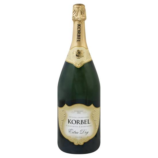 Korbel Extra Dry California Champagne Wine (1.5 L)