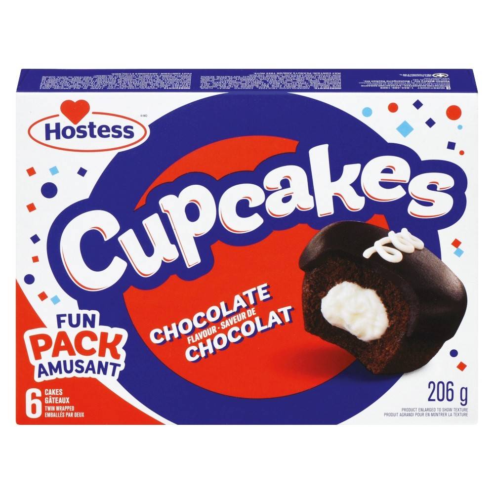 Hostess Chocolate Cupcakes (206 g, 6 ct)