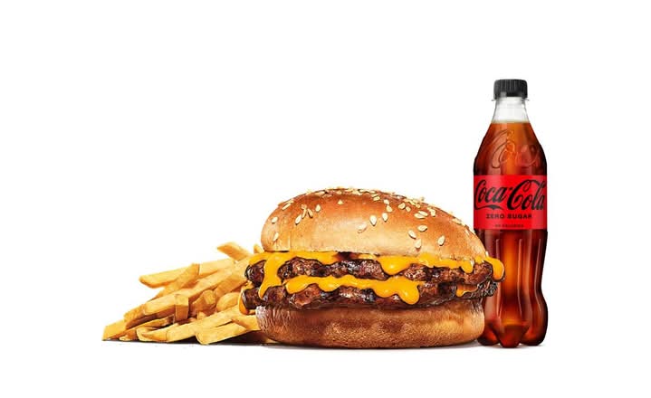 £5.99 Classic Double Beef Melt Meal