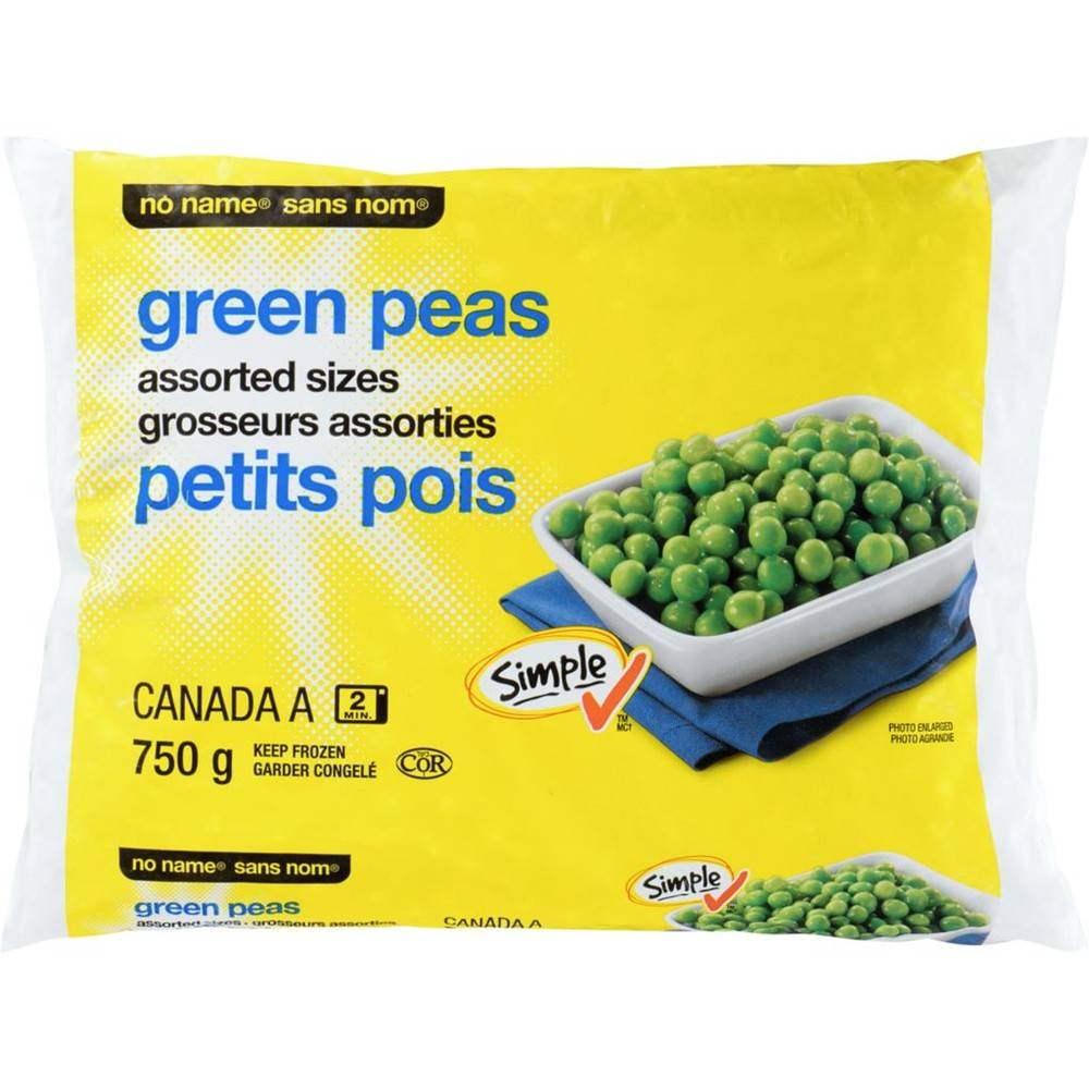 No Name Green Peas (750 g)