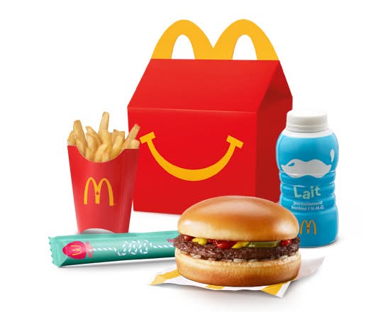 Joyeux festin hamburger - mini-frites [390-500 Cal]