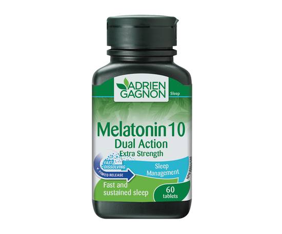 Adrien Gagnon Melatonin Dual Action Extra-Strength (60 units)