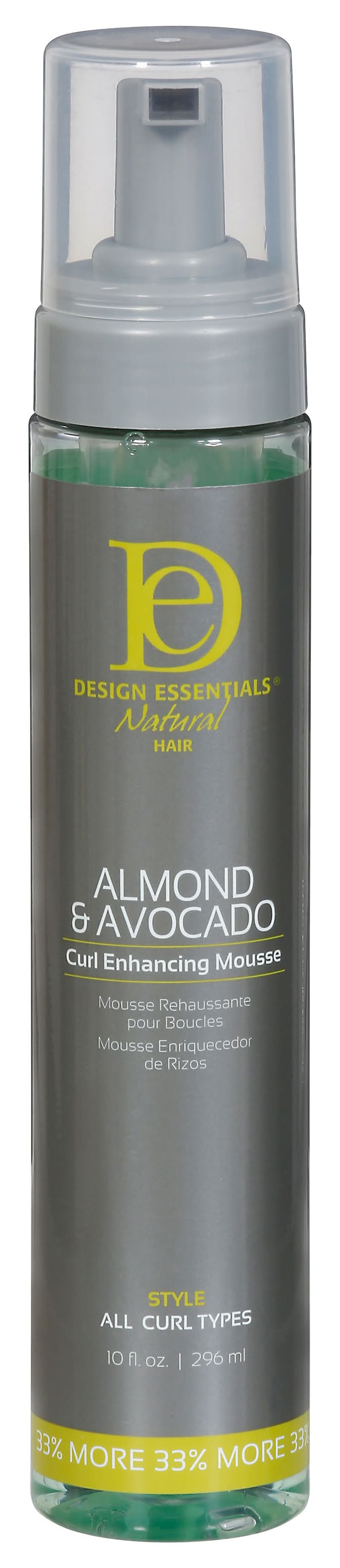 Design Essentials Essentials Natural Almond & Avocado Curl Enhancing Mousse (10 fl oz)