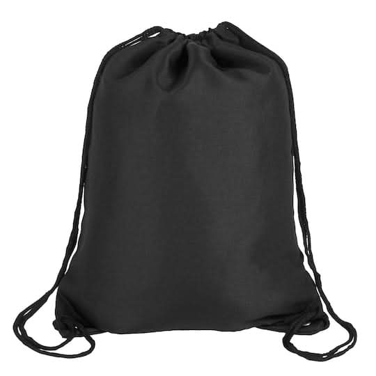 Make Market Drawstring Bag, 13.5" x 17", Black
