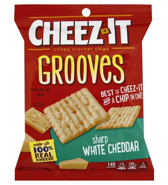 Cheez-It Grooves White Cheddar Crackers
