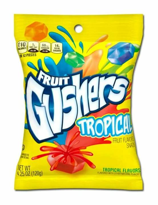 Gushers Tropical Fruit Snack 4.25oz