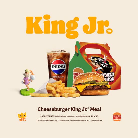 King Jr Cheeseburger Meal