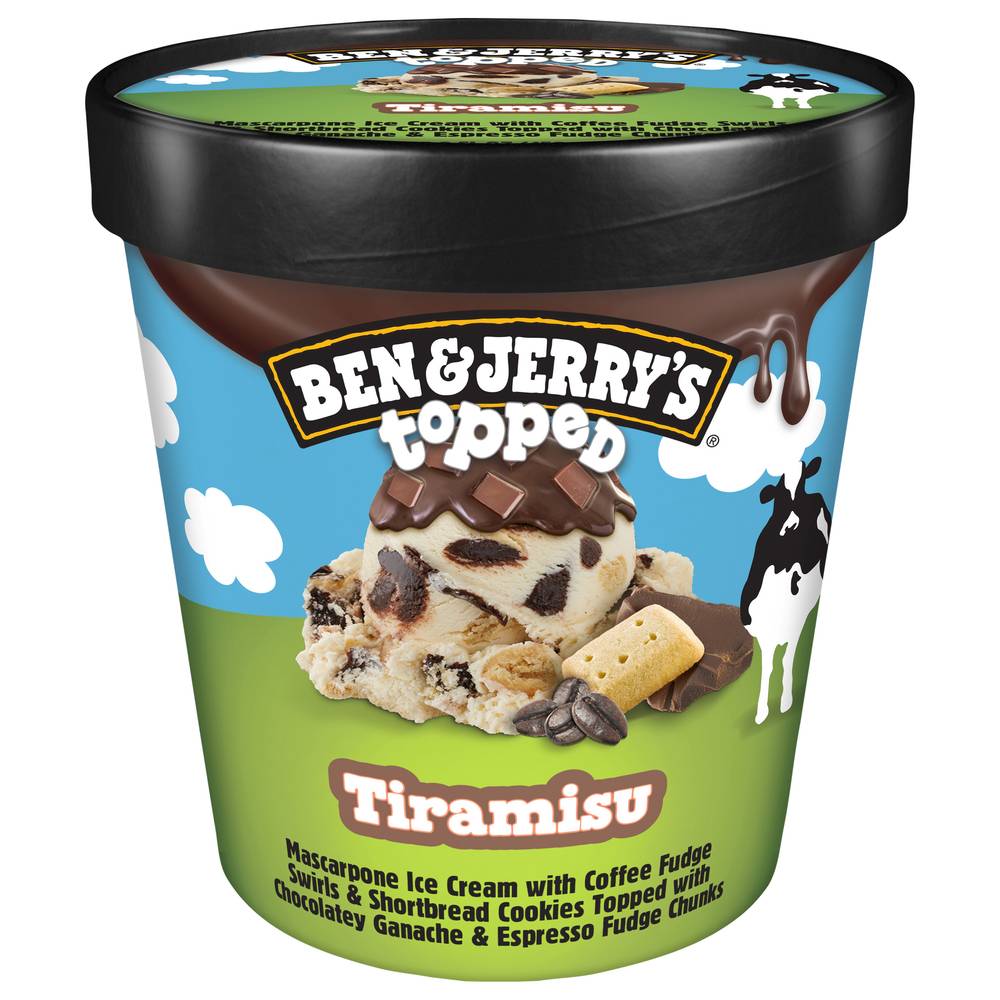 Ben & Jerry's Topped Tiramisu Ice Cream (15.8 oz)