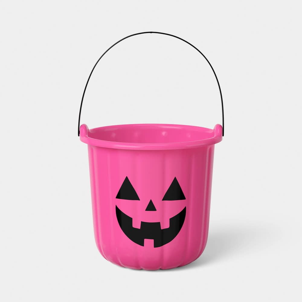 7.5" Halloween Trick or Treat Pail Pink - Hyde and EEK! Boutique™