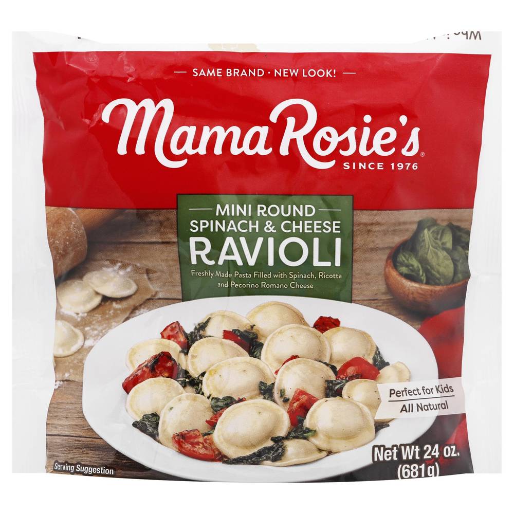 Mama Rosie's Mini Round Spinach & Cheese Ravioli (1.5 lbs)