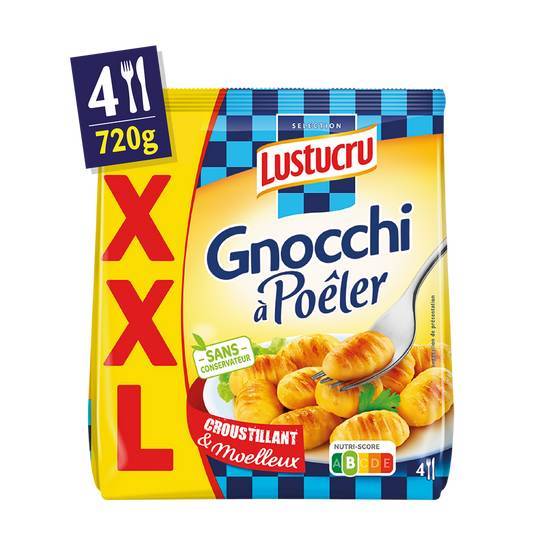 Lustucru Sélection - Gnocchi à poêler, XXL (720g)