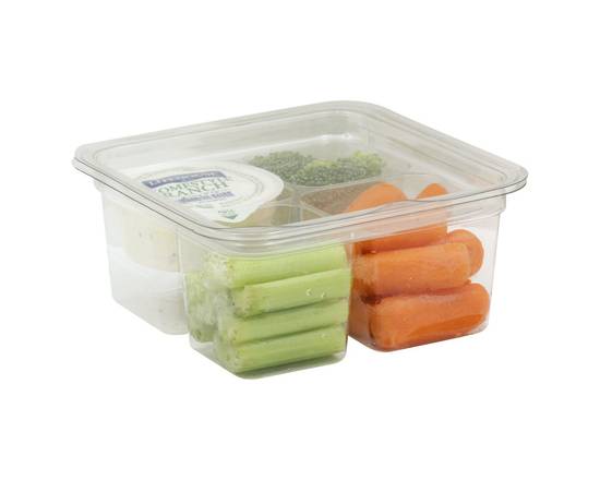 Broccoli Carrots & Celery with Ranch Dip (1 package)