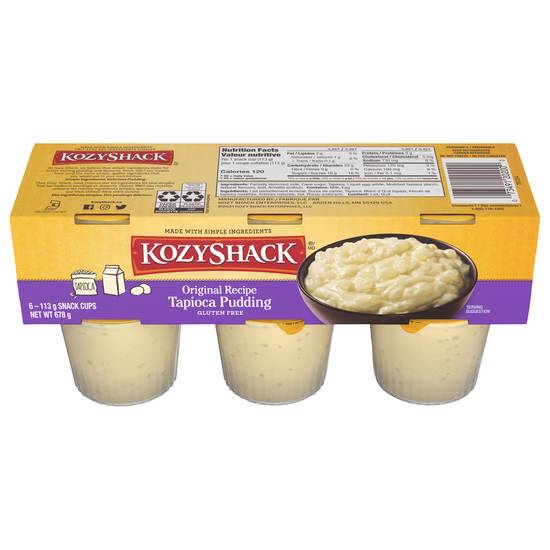 Kozy Shack Gluten Free Original Recipe Tapioca Pudding